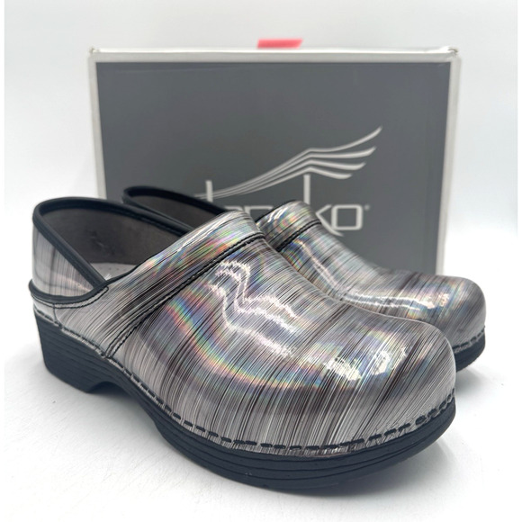 Dansko LT PRO Women's LIGHTLY USED Clogs Prism Metallic EU Size 39 Regular - Picture 1 of 12